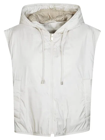 Max Mara Weekend Reversible Gilet Vest In Yellow