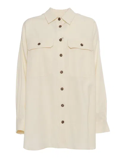 Max Mara Weekend Rolf Ecru Jacket In Gray