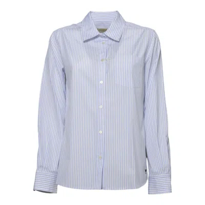 Max Mara Weekend Shirts In Blue