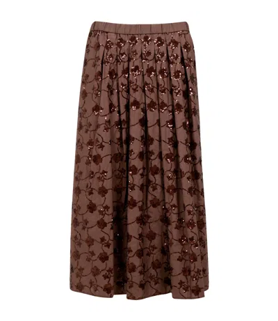 Max Mara Weekend Skirts In Brown