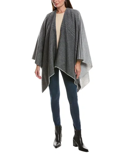 Max Mara Weekend Square Wool-blend Scarf In Gray