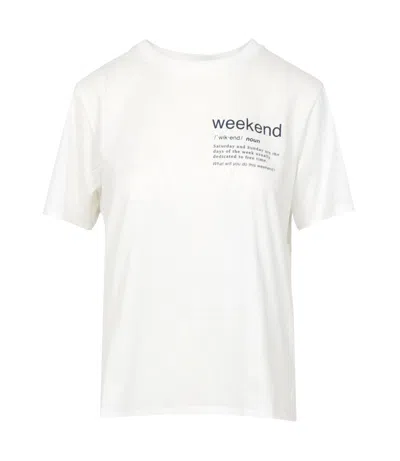 Max Mara Weekend T Shirts And Polos White