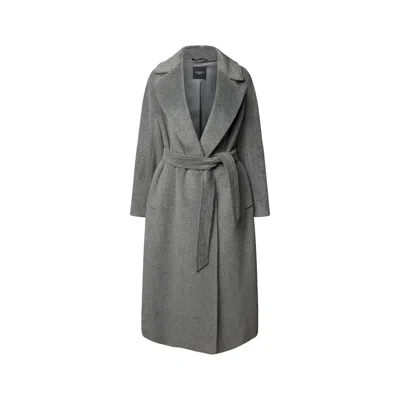 Max Mara Weekend Weekend Tempera Wool Coat In Gray