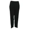 Max Mara Weekend Trouser Pants In Black Polyester In Black