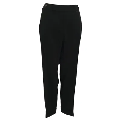 Max Mara Weekend Trouser Pants In Black Polyester