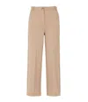 Max Mara Weekend Trousers Brown In Neutral