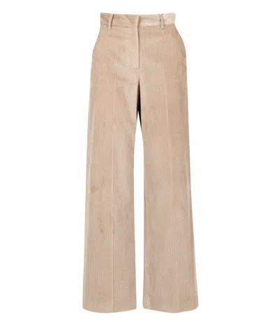 Max Mara Weekend Trousers Sand In Neutral
