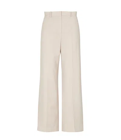 Max Mara Weekend Trousers Sand In Neutral