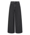 Max Mara Weekend Vortice Black Jeans In Black