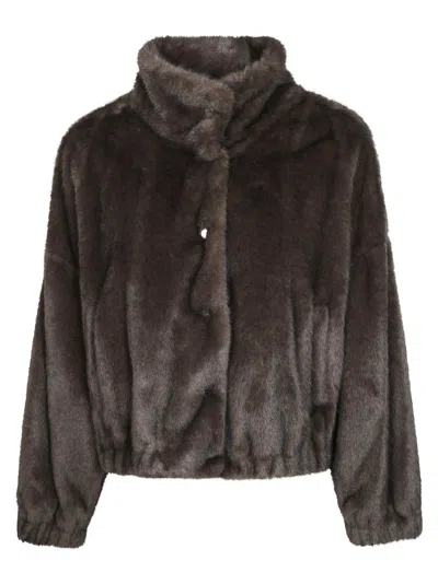 Max Mara Weekend Weekdanemone Mini Puffer Jacket For Women In Brown