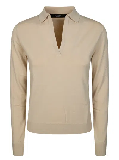 Max Mara Weekend Weekend Polo Mini In Viscose Stretch In Multi