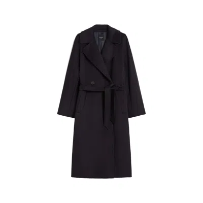 Max Mara Weekend Weekend Resina Coat In Black