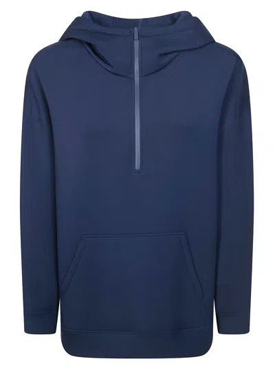 Max Mara Weekend Weekend Scuba Hoodie For Women In Blue