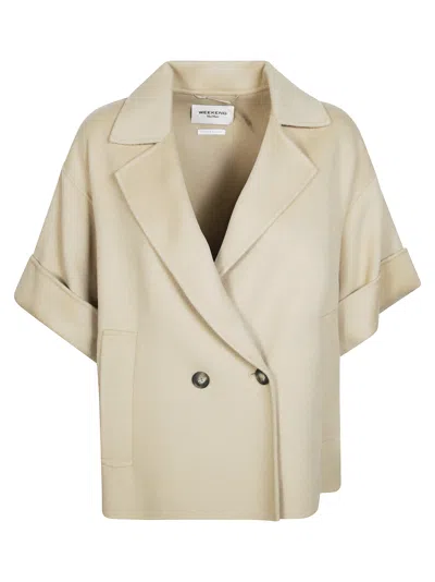 Max Mara Weekend Women's 3/4-length Coat In Beige