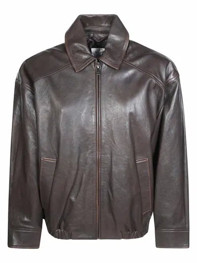 Max Mara Weekend Women's Bomber Jacket With Signature Weekend Style In Brown