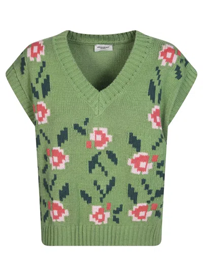 Max Mara Weekend Women's Tailored Wool-blend Gilet In Verde