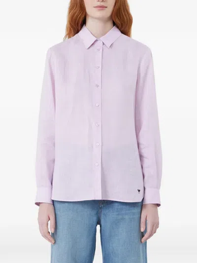 Max Mara Werner Shirt In Purple