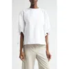 Max Mara Pacos Asymmetric Blouse In White