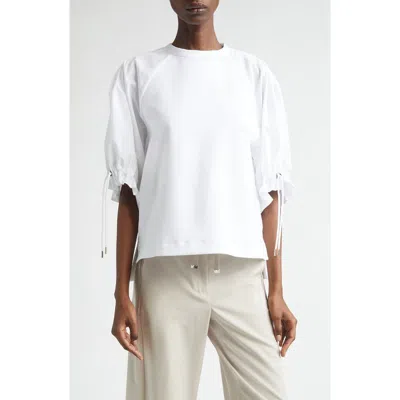 MAX MARA MAX MARA WEST POPLIN & JERSEY TOP