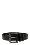 Max Mara Wetleather35 Buffered Leather Belt