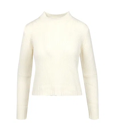 Max Mara Weekend Sweaters Cream In White