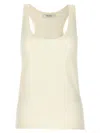 Max Mara Sleeveless Scoop Neck Plain Top