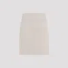 Max Mara Virgin Wool Skirt In White