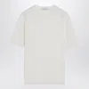 Max Mara White And Crew-neck T-shirt In Neutral