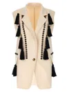 Max Mara Waistcoat With Tassel Embellishments And Notched Lapel