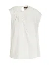 Max Mara White Baylda Top In White