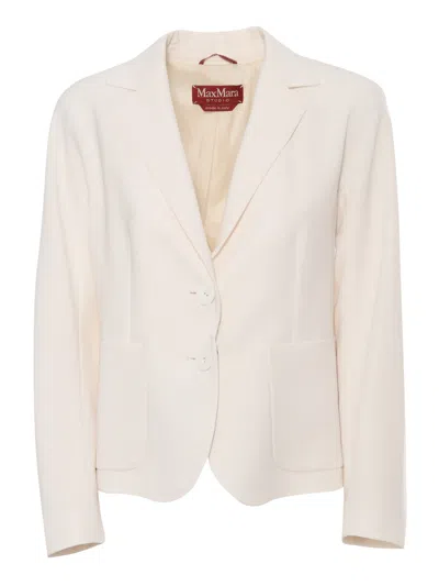 MAX MARA WHITE BLAZER