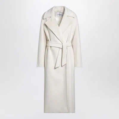 Max Mara White Blend Dressing Gown Coat
