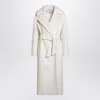 Max Mara White Blend Dressing Gown Coat