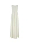 Max Mara White Cady Eschilo Jumpsuit In White