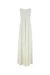 Max Mara White Cady Eschilo Jumpsuit In Bianco
