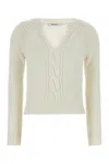 Max Mara Luxurious Knit Sweater In Virgin Wool