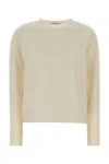 Max Mara Cashmere Cinema Crew Neck Sweater In Neutral
