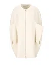 Max Mara Cashmere Coat With Long Sleeves And Structured Silhouette