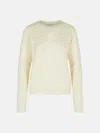 Max Mara White Cashmere Sweater In Neutral