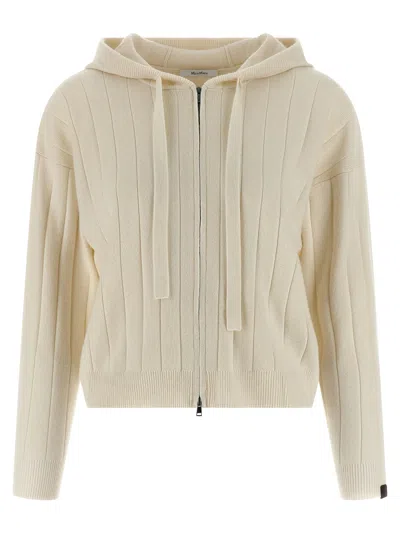 Max Mara Hoodie In Neutral
