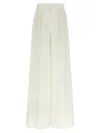 Max Mara High Waist Wide Leg Trousers With Pleats
