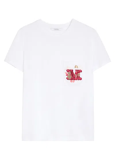 Max Mara White Classic Logo T-shirt