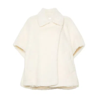 Max Mara White Coats - Capes Women