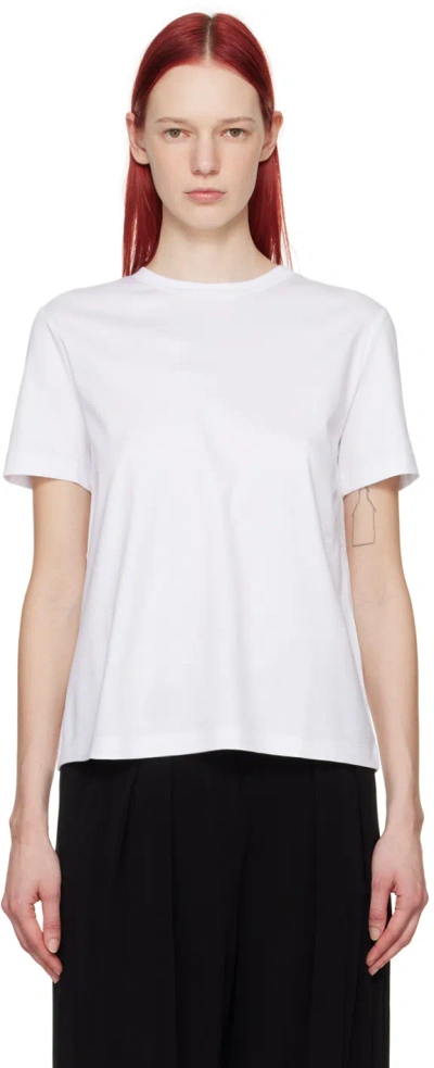 Max Mara White Cosmo T-shirt In 6 Optical White