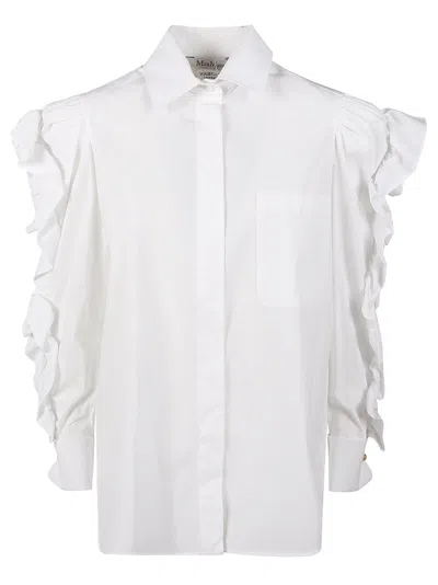 Max Mara White Cotton Blend Shirts