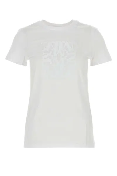 MAX MARA MAX MARA WHITE COTTON BRAVO T-SHIRT