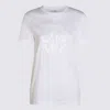 Max Mara White Cotton Bravo T-shirt In Red