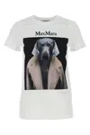 Max Mara Cipria Graphic Print T-shirt In Powder