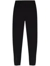 Max Mara White Cotton Clothing Trousers In Black