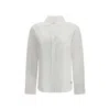 Max Mara White Cotton Dress Shirt